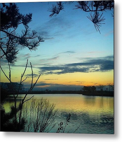 Jersey Shore Metal Print featuring the photograph Sunrise Serenity #2 by Lauren Fitzpatrick