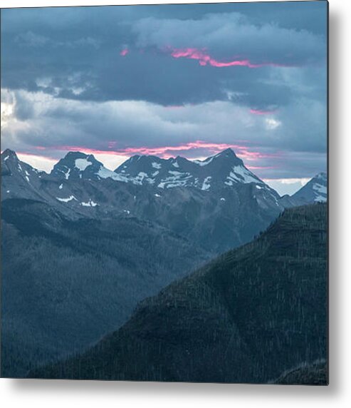 Glacier Metal Print featuring the photograph Sunset Glacier National Park by John McGraw