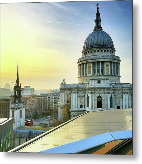 Guardiantravelsnaps Metal Print featuring the photograph Sunsetting Over London, Love This by Paul Stayt