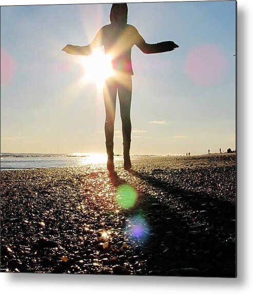 Sun Metal Print featuring the photograph Sunshine smiles by Laura Henry