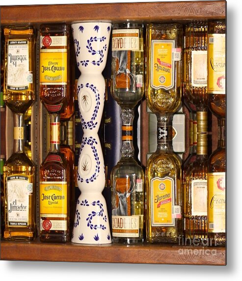 Tequila Metal Print featuring the photograph Tequila Mirage by Alice Terrill