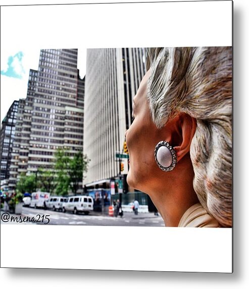Senaonpoint Metal Print featuring the photograph That Time I Showed Marilyn Monroe by Michael Sena