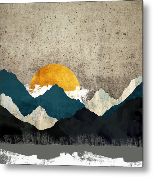 Thaw Metal Print featuring the digital art Thaw by Katherine Smit