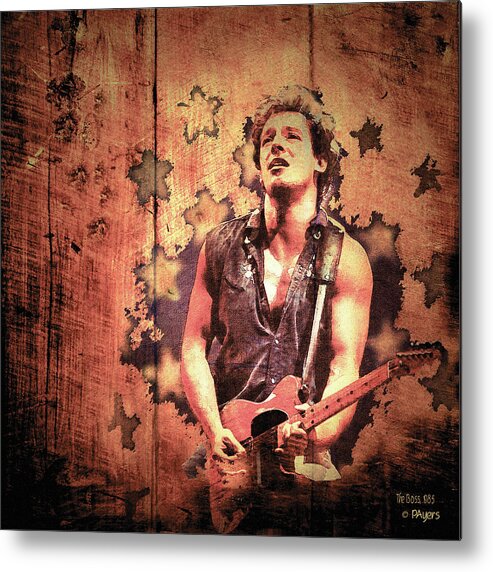The Boss Metal Print featuring the photograph The Boss 1985 by Paula Ayers