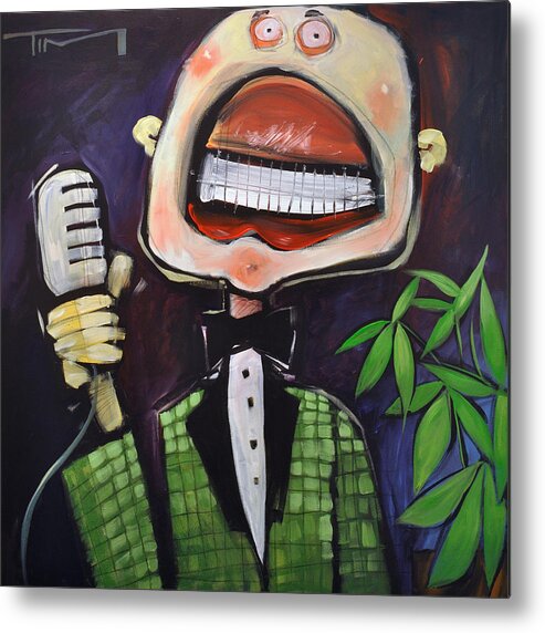 Entertainer Metal Print featuring the painting The Entertainer by Tim Nyberg