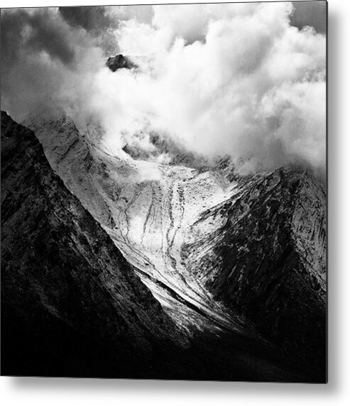 Peaks Metal Print featuring the photograph The Might Of The Mountains by Aleck Cartwright