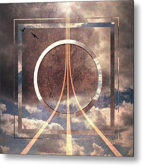 Mobilephotography Metal Print featuring the photograph Through The Hoop by Tanya Gordeeva