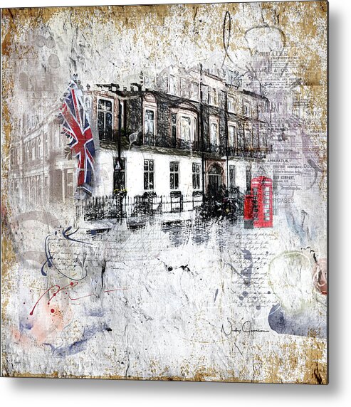 London Metal Print featuring the digital art Timeless by Nicky Jameson