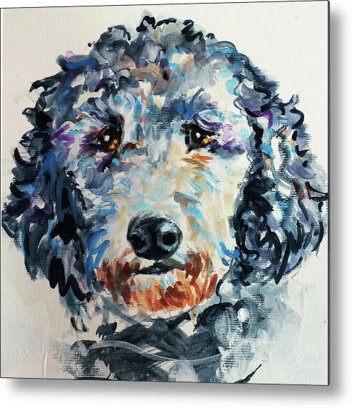  Metal Print featuring the painting Toots by Judy Rogan