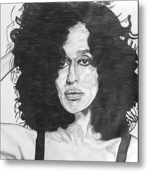 Tracee Ellis Ross Metal Print featuring the photograph Tracee Ellis Ross by Rachel Natalie Rawlins