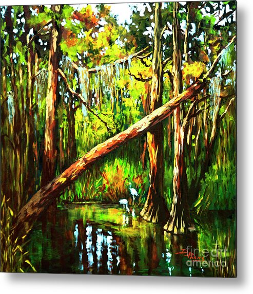 Louisiana Metal Print featuring the painting Tranquillity by Dianne Parks
