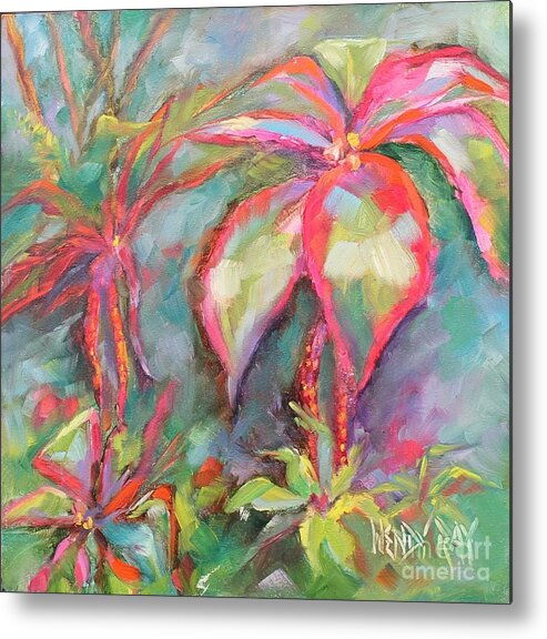 Hawaii Metal Print featuring the painting Tropical Beauty by Wendy Ray