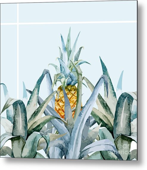 Summer Metal Print featuring the painting Tropical Feeling by Mark Ashkenazi