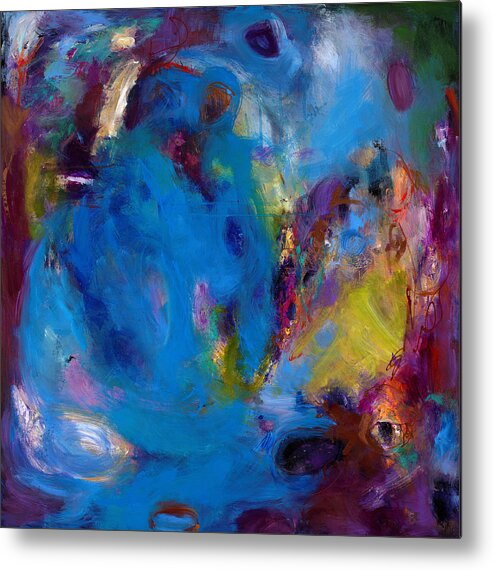 Abstract Expressionistic Metal Print featuring the painting Truth in Dreams II by Johnathan Harris