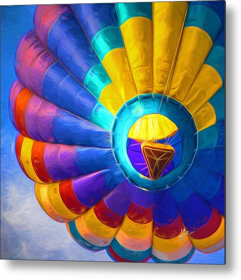 Hot Air Balloon Metal Print featuring the photograph Up Up And Away by TK Goforth