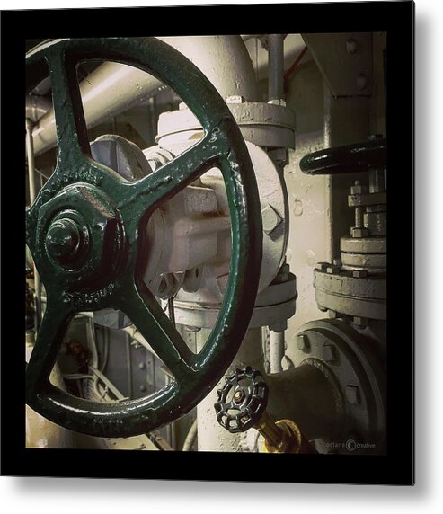 Tug Boat Metal Print featuring the photograph Valves by Tim Nyberg