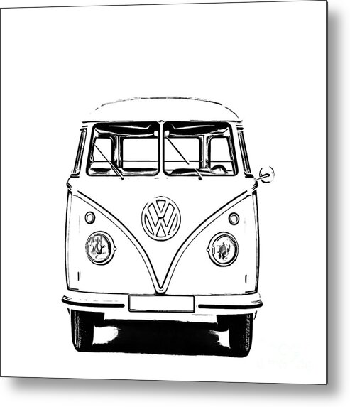 Vw Metal Print featuring the photograph Bus by Edward Fielding