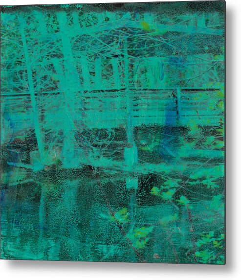 Photo Metal Print featuring the mixed media Water #10 by Dawn Boswell Burke