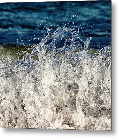 Water Metal Print featuring the photograph Wave4 by Stelios Kleanthous