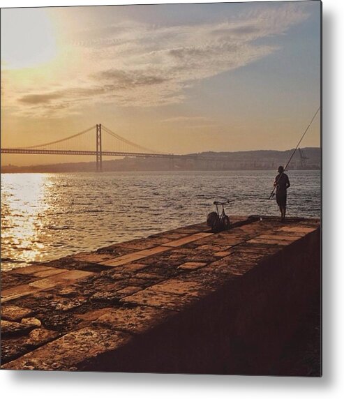 Socality Metal Print featuring the photograph Welcome To #lisbon - Such A Dreamy City by Jasmin Bauomy