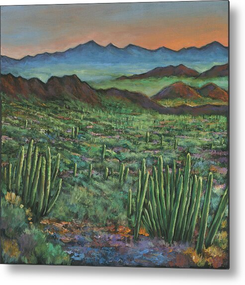 Arizona Metal Print featuring the painting Westward by Johnathan Harris