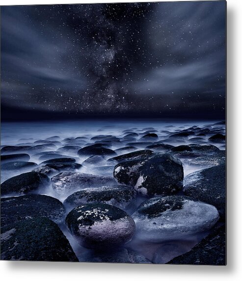Night Metal Print featuring the photograph Where Silence is Perpetual by Jorge Maia