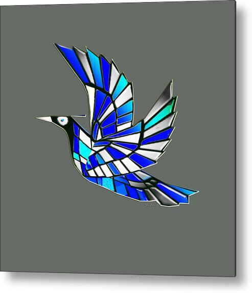 Birds Metal Print featuring the digital art Wings by Asok Mukhopadhyay