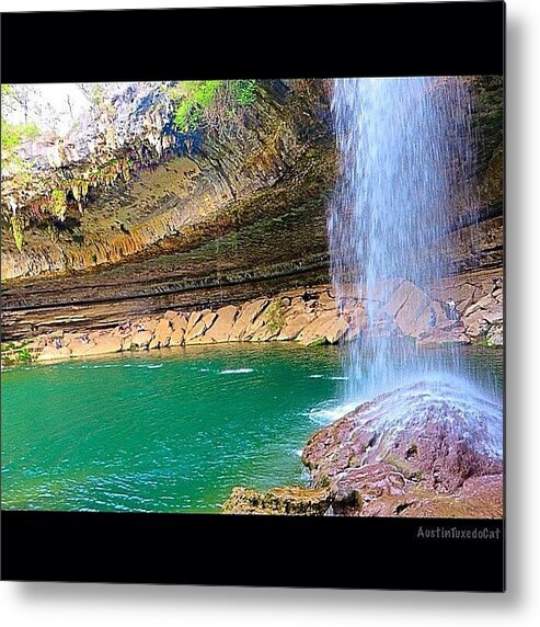 Beautiful Metal Print featuring the photograph Wishing You A #beautiful #zen Like Day! by Austin Tuxedo Cat