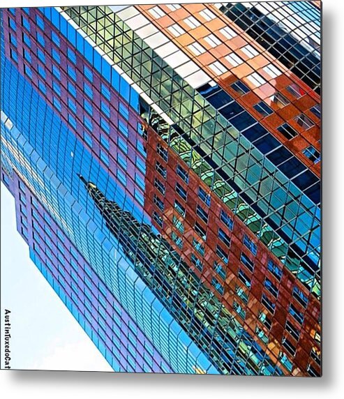 Buildings Metal Print featuring the photograph Wishing You A #bright And #colorful by Austin Tuxedo Cat