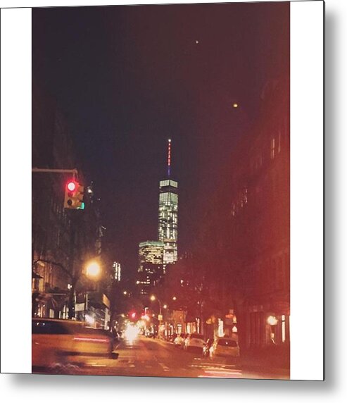 Nyc Metal Print featuring the photograph World Trade Center #nyc #travel by Joan McCool