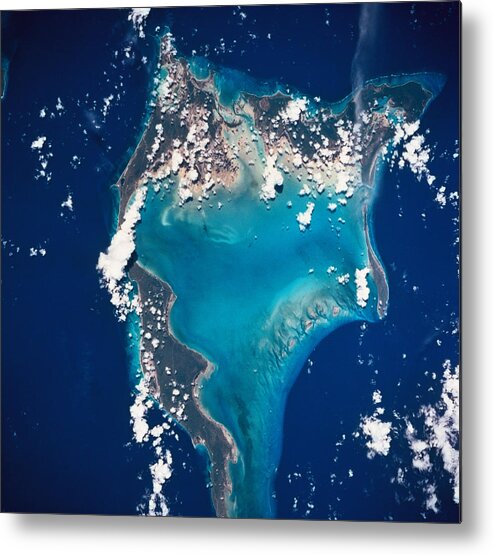 Tranquility Metal Print featuring the photograph Earth Viewed From Space #1 by Stockbyte