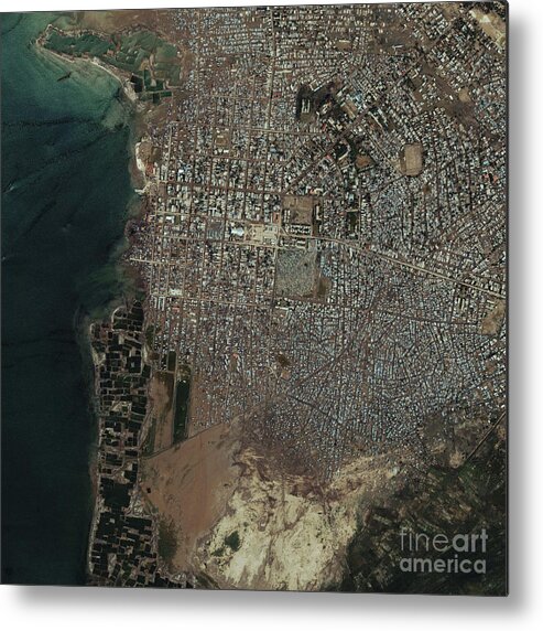 Climatological Metal Print featuring the photograph Gonaives #1 by Geoeye/science Photo Library