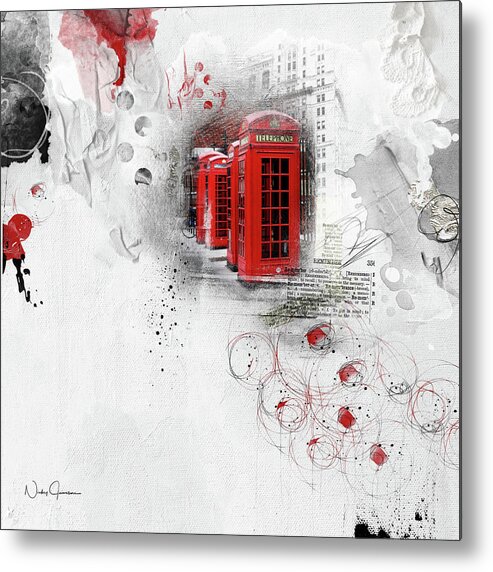 London Metal Print featuring the digital art Timeless #2 by Nicky Jameson