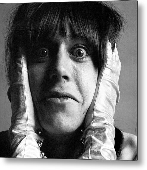 Singer Metal Print featuring the photograph Portrait Of Iggy Pop #2 by Jack Robinson