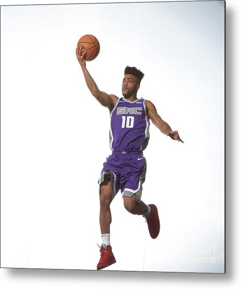 Nba Pro Basketball Metal Print featuring the photograph Rookie Photo Shoot 2017 by Nathaniel S. Butler