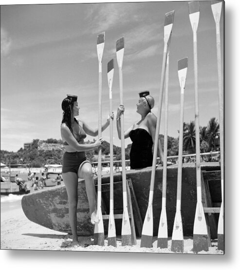 1950-1959 Metal Print featuring the photograph Acapulco, Mexico #30 by Michael Ochs Archives