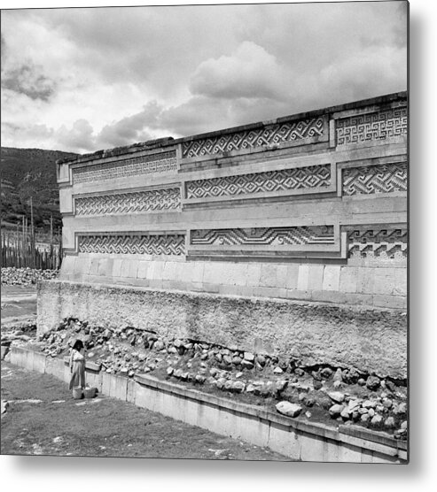 1950-1959 Metal Print featuring the photograph Mitla, Mexico #4 by Michael Ochs Archives