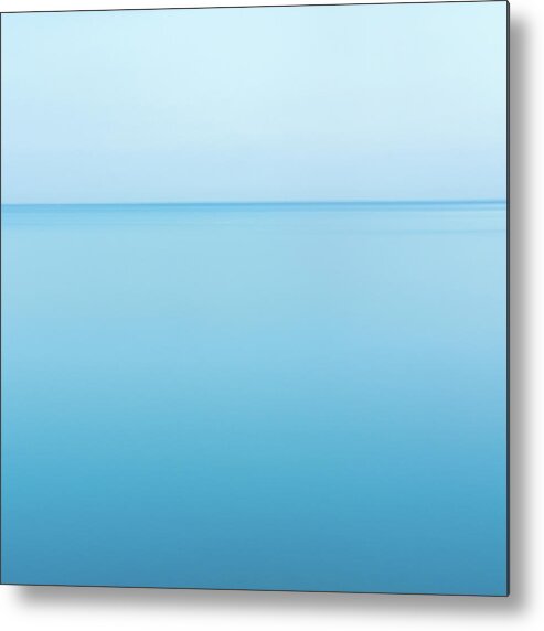 Abstract Photography Metal Print featuring the photograph Lake Ontario - Abstarct Photography by Shankar Adiseshan