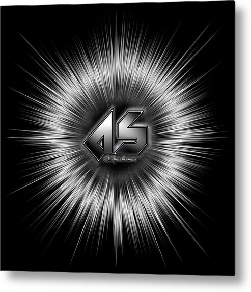 A-synchronous Metal Print featuring the digital art A-Synchronous Star Flare by Rolando Burbon