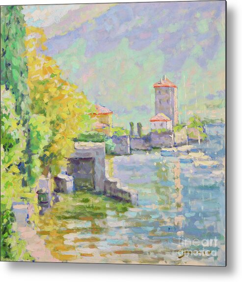 Jerry Fresia Metal Print featuring the painting A Taste of Summer in May by Jerry Fresia
