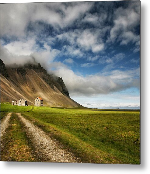 Landscape Metal Print featuring the photograph Abandoned Beauty by orsteinn H. Ingibergsson