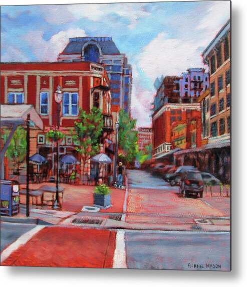 Roanoke Virginia Artists Metal Print featuring the painting Always Changing by Bonnie Mason