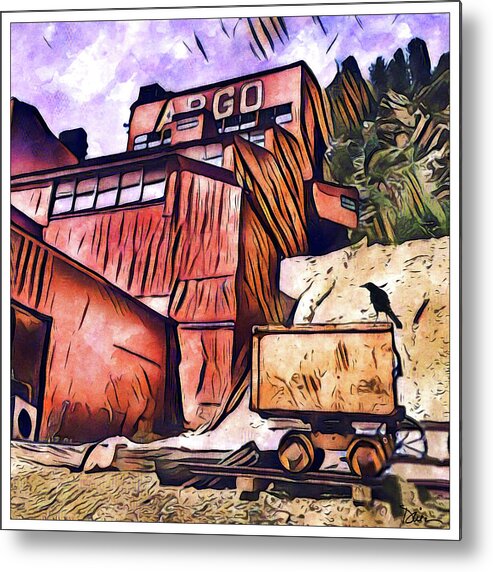 Gold Mine Metal Print featuring the photograph Argo Mine in Idaho Springs Colorado by Peggy Dietz