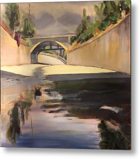 Arroyo Seco Metal Print featuring the painting Arroyo Seco #5 by Richard Willson