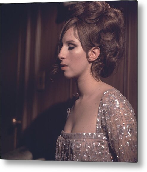 Singer Metal Print featuring the photograph Barbra Streisand by Archive Photos