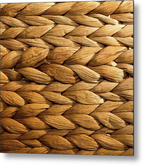 Full Frame Metal Print featuring the photograph Basket Weave by Peter Chadwick Lrps