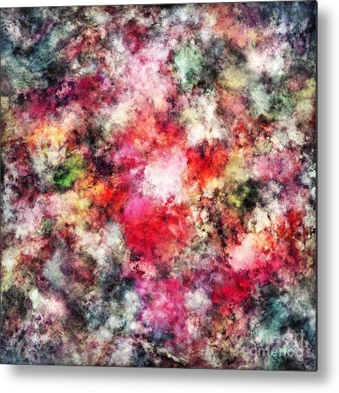 Soft Metal Print featuring the digital art Blush by Keith Mills