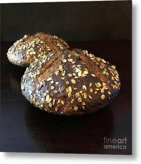 Bread Metal Print featuring the photograph Breakfast Sourdough 2 by Amy E Fraser