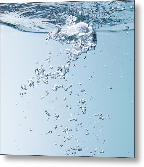 Underwater Metal Print featuring the photograph Bubbles by Plainview