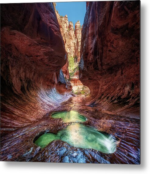 Scenics Metal Print featuring the photograph Canyon Of The Gods, Subway, Zion by Matt Anderson Photography